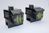 Jaspertronics™ OEM Lamp & Housing TwinPack for the Barco iCon H400 Projector with Philips bulb inside - 240 Day Warranty