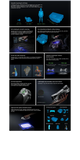 Creality CR-Scan Raptor 3D Scanner - Hybrid Blue Laser & NIR Technology, 0.02mm Accuracy, 60fps Speed, Handheld 3D Scanner for Windows & macOS, Industrial-Grade Precision