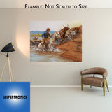 River Crossing by Andy Thomas - Canvas Open Edition - 12 x 16