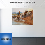 River Crossing by Andy Thomas - Canvas Open Edition - 12 x 16