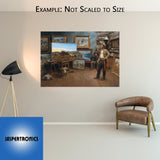 Russell Paints a Masterpiece by Andy Thomas - Canvas Open Edition - 12 x 18