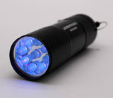 Jaspertronics SK88 LED UV Flashlight Mini Portable UV 395nm Black Light Pet Urine Stains Detector Torch