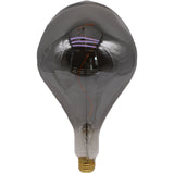Jaspertronics A165S Oversized Vintage LED Edison Bulb, Smoke Decorative E26 Dimmable 7W, 350 Lumens, Warm White 2200K, 1 Pack