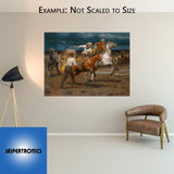 Stampede Stampede! by Andy Thomas - Canvas Open Edition - 12 x 16