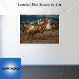Stampede Stampede! by Andy Thomas - Canvas Giclee Limited Edition Signed & Numbered 350 - 18 x 24