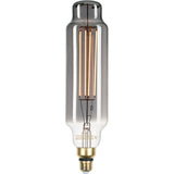Jaspertronics™ Vintage Large LED Edison Bulbs 25W Equivalent, Decorative Dimmable Tube LED Bulbs with Smoke Glass, 1800K Warm White, E26 Base, 7W 200LM, 82 High CRI, TT80/T24