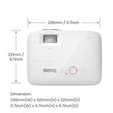 BenQ - TH671ST - Cinema Projector - 3000 Lumens - 1080p - 10,000:1 Contrast - Lamp Based Unit - Short Throw