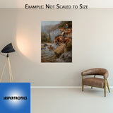 The Hunted by Andy Thomas - Paper Giclee Limited Edition Signed & Numbered 500 - 18 x 24