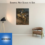 The Lone Cowboy Takes a Horse by Andy Thomas - Canvas Timeless Edition - 16 x 20