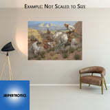 The Rebel Steer by Andy Thomas - Canvas Open Edition - 12 x 16