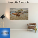 Treacherous Crossing by Andy Thomas - Canvas Open Edition - 12 x 18