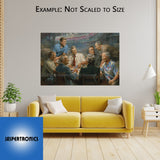 True Blues - Democratic Presidents Playing Poker by Andy Thomas - Canvas Giclee Tribute Edition 2008 - 30 x 45