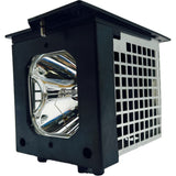 Jaspertronics™ OEM Lamp & Housing for The Hitachi 50C10 TV with Original High-Quality bulb inside - 240 Day Warranty