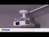Epson ELPMBPJG Ceiling Mount for Projector - White - V12H808001