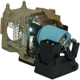 Jaspertronics™ Original Lamp & Housing for the Mitsubishi XD90U Projector - 1 Year Warranty