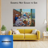 Watch the High Inside Pitch by Andy Thomas - Canvas Open Edition - 12 x 15