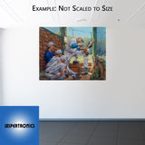 Watch the High Inside Pitch by Andy Thomas - Canvas Giclee Limited Edition Artist Proof 50 - 16 x 20