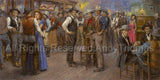 Look Who's Here | Hollywood | Movie Stars by Andy Thomas - Canvas Giclee Limited Edition SN200 - 24 x 48
