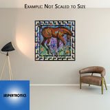 Wild Fillies Make the Best Horses 11 by Liz Chappie-Zoller - Canvas Giclee Limited Edition Signed & Numbered 50 - 48 x 48