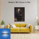 Winston Churchill Painting by Andy Thomas - Canvas Open Edition - 16 x 12
