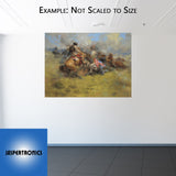 Yellow Nose Counts Coup at Little Big Horn by Andy Thomas - Canvas Giclee Limited Edition Artist Proof 50 - 24 x 32