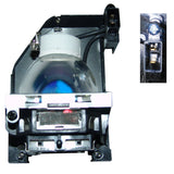 Jaspertronics™ OEM Lamp & Housing for the Eiki LC-WS250 Projector with Ushio bulb inside - 240 Day Warranty