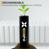 OXOPO XS Series Fast Charging Rechargeable AAA Li-ion (4 batteries+ 1 charger +1 cable)